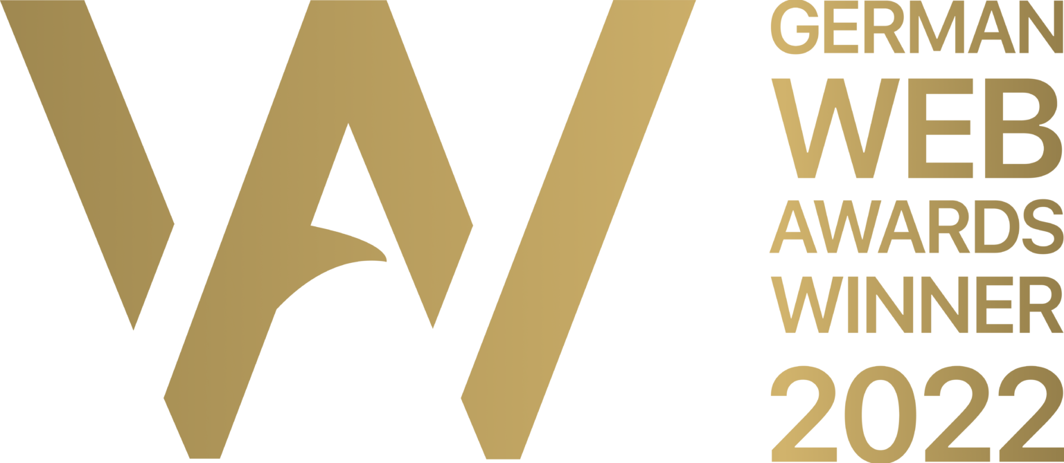 German Web Awards 2022 Gewinnerlogo
