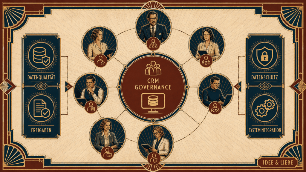 CRM Governance: Datenqualität, Datenschutz, Freigaben, Systemintegration