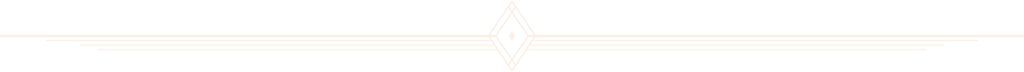 Dekoratives Element mit Linien und Rautenform