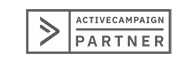 Logo von ActiveCampaign, unserem Partner für automatisiertes E-Mail Marketing. Das Logo zeigt 'ActiveCampaign'Schriftzug und demonstriert unser Engagement für fortschrittliche und effektive Kommunikationsstrategien.