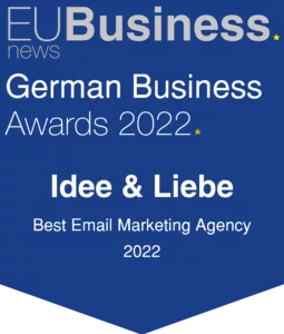 German Business Awards 2022: Idee & Liebe, Best Email Marketing Agency