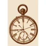 Antike Taschenuhr mit römischen Ziffern