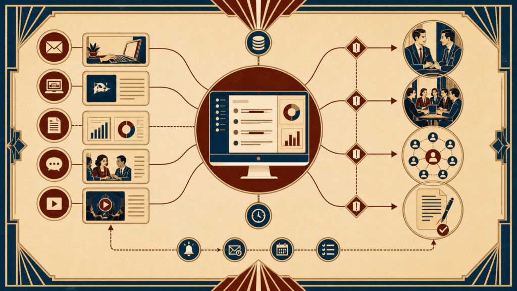 CRM-Strategie: Prozessfluss für lange Verkaufszyklen mit Teamwork und Daten
